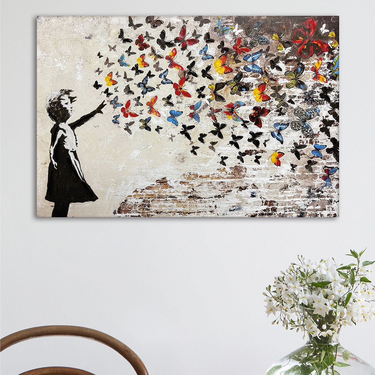 Painting Butterfly Girl