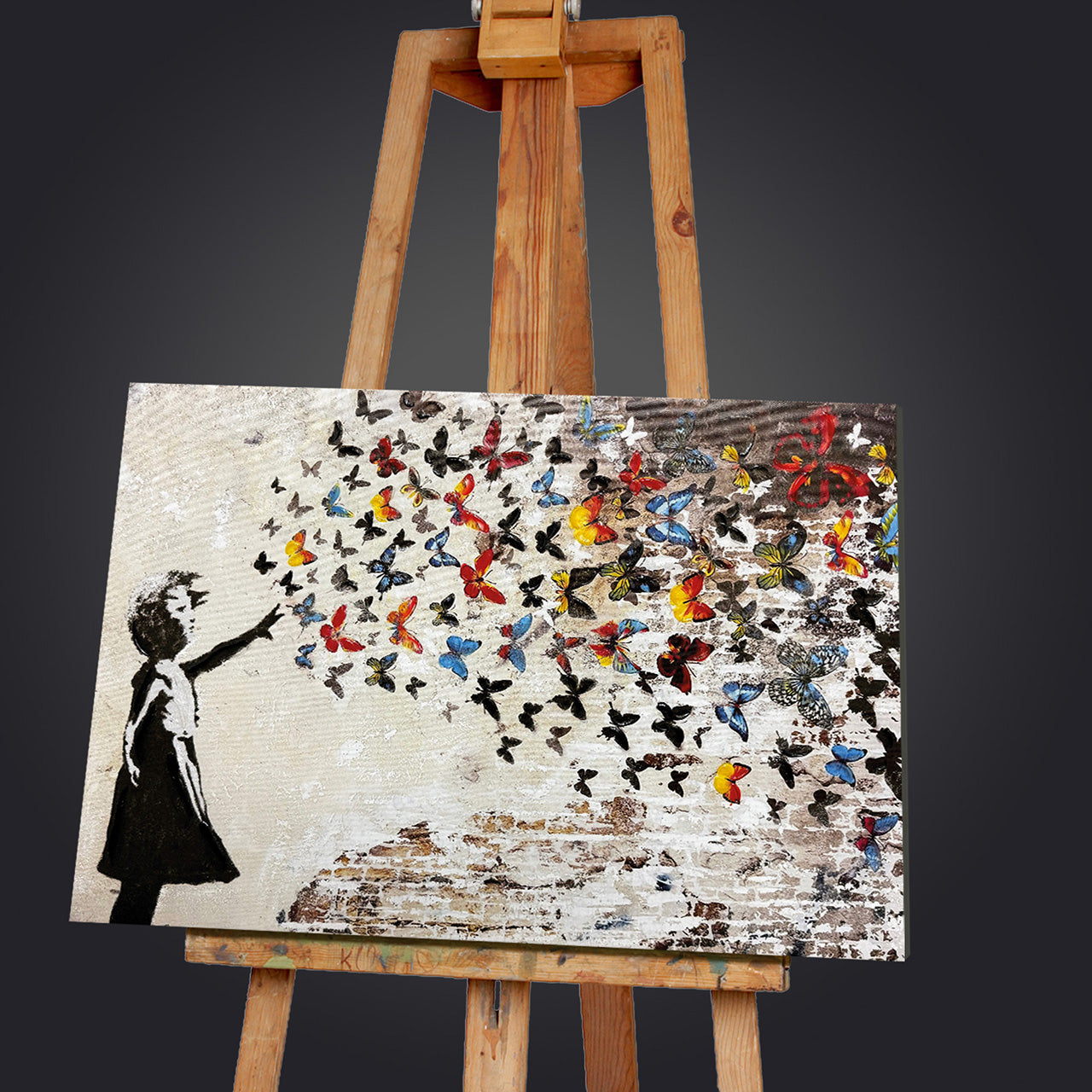 Painting Butterfly Girl