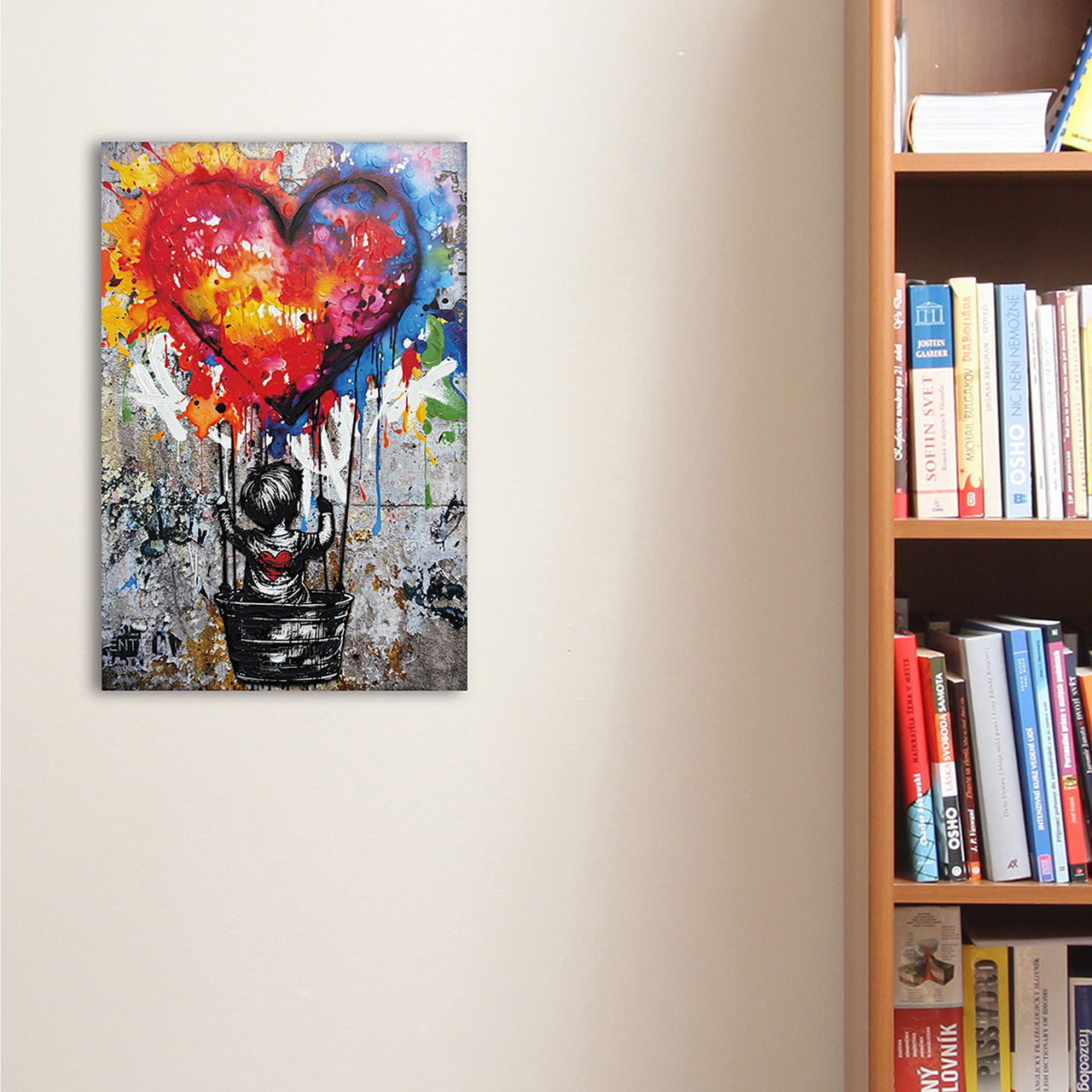 Painting Love Balloon
