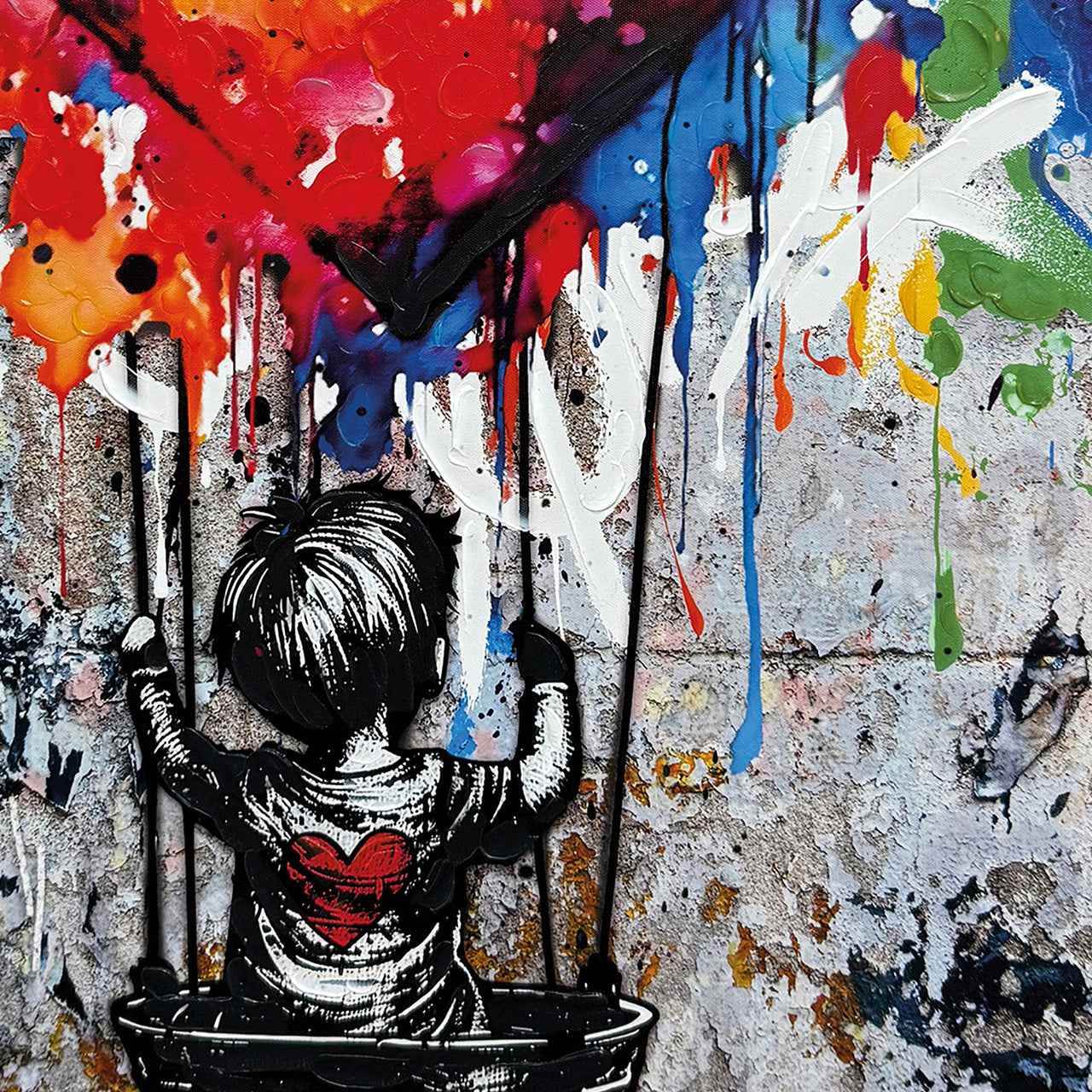 Painting Love Balloon