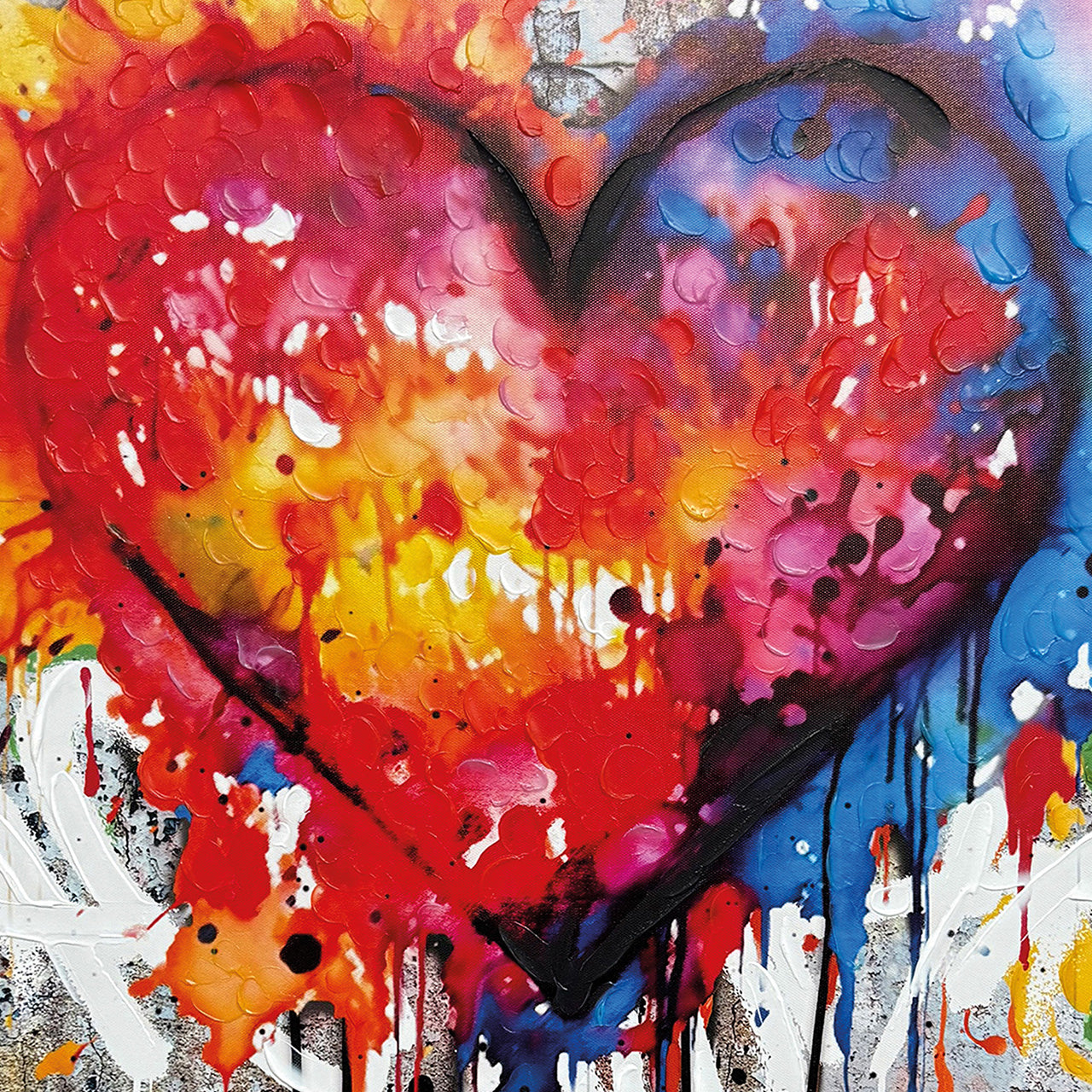 Painting Love Balloon