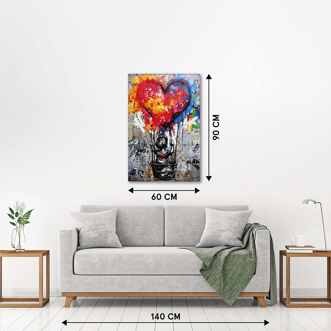 Painting Love Balloon