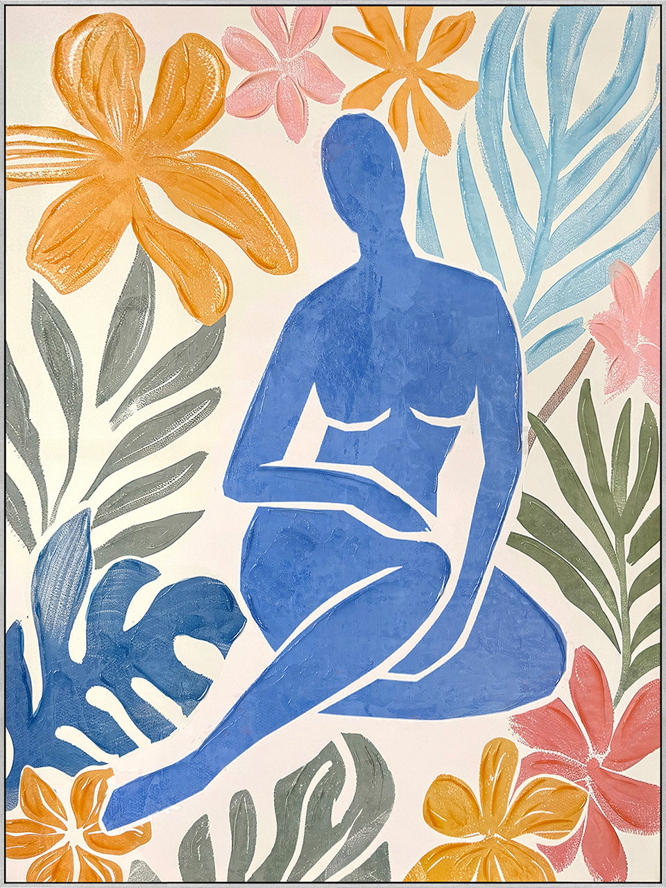 Gemälde Matisse-inspiriert Blauer Akt