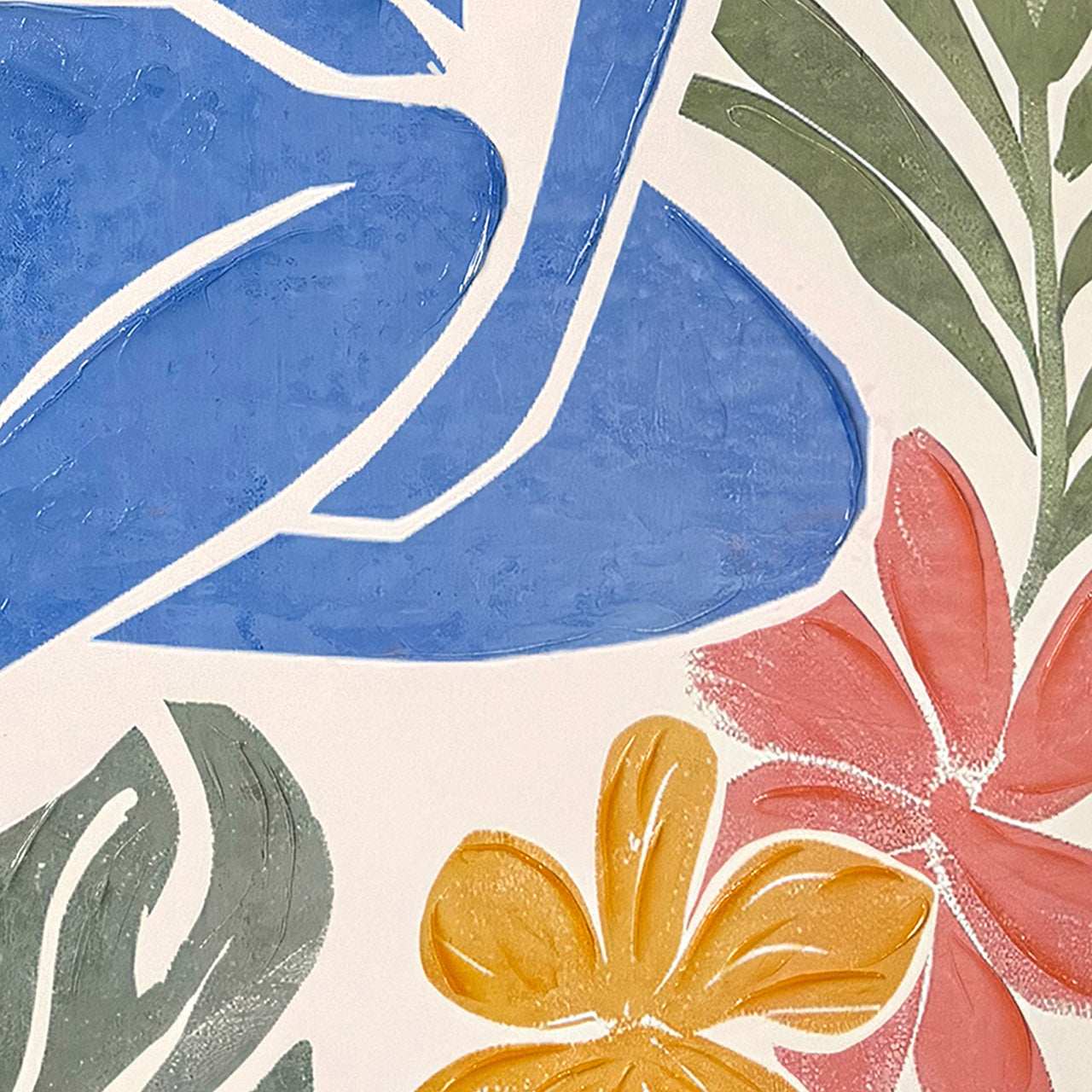 Painting Matisse-inspired Blue Nude