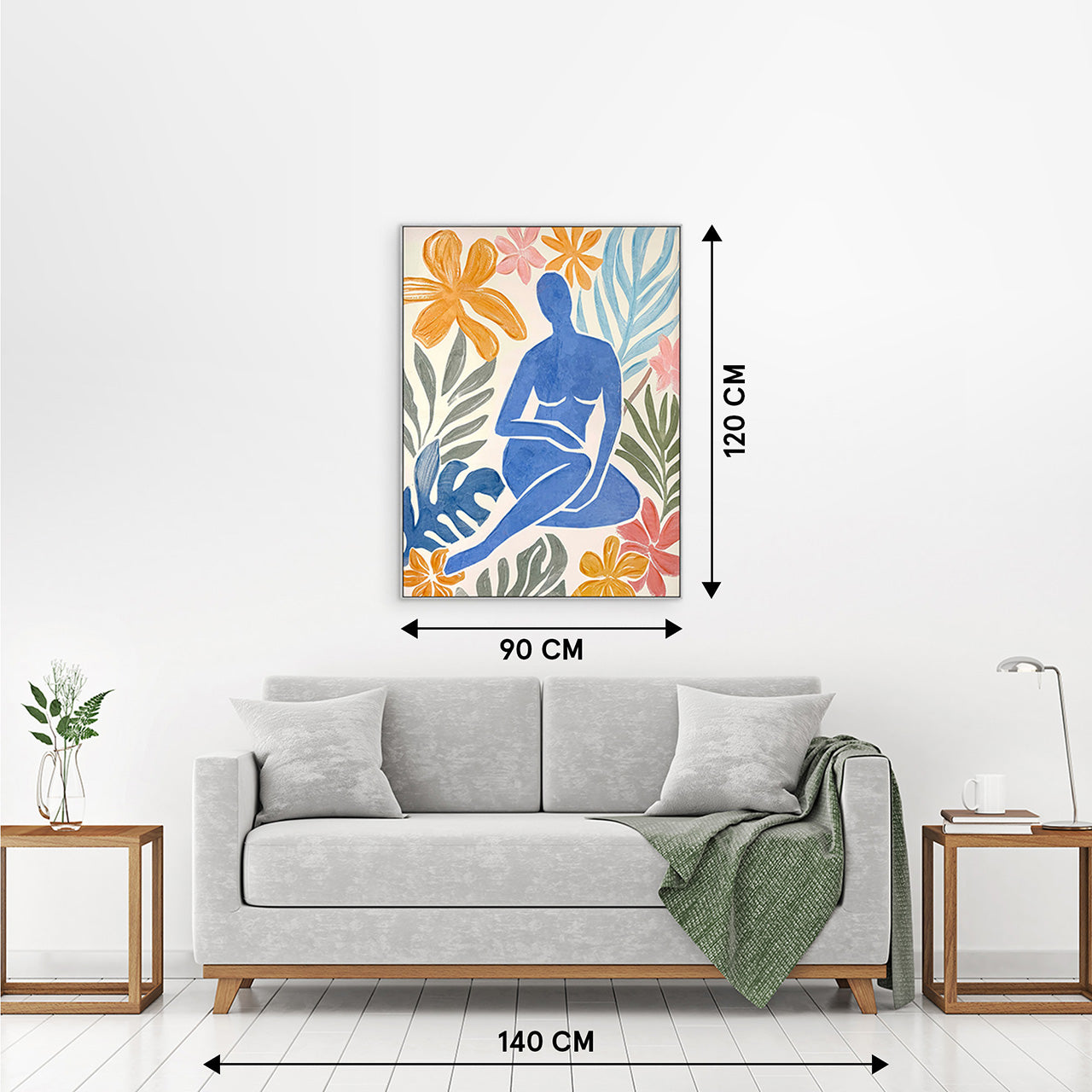 Painting Matisse-inspired Blue Nude