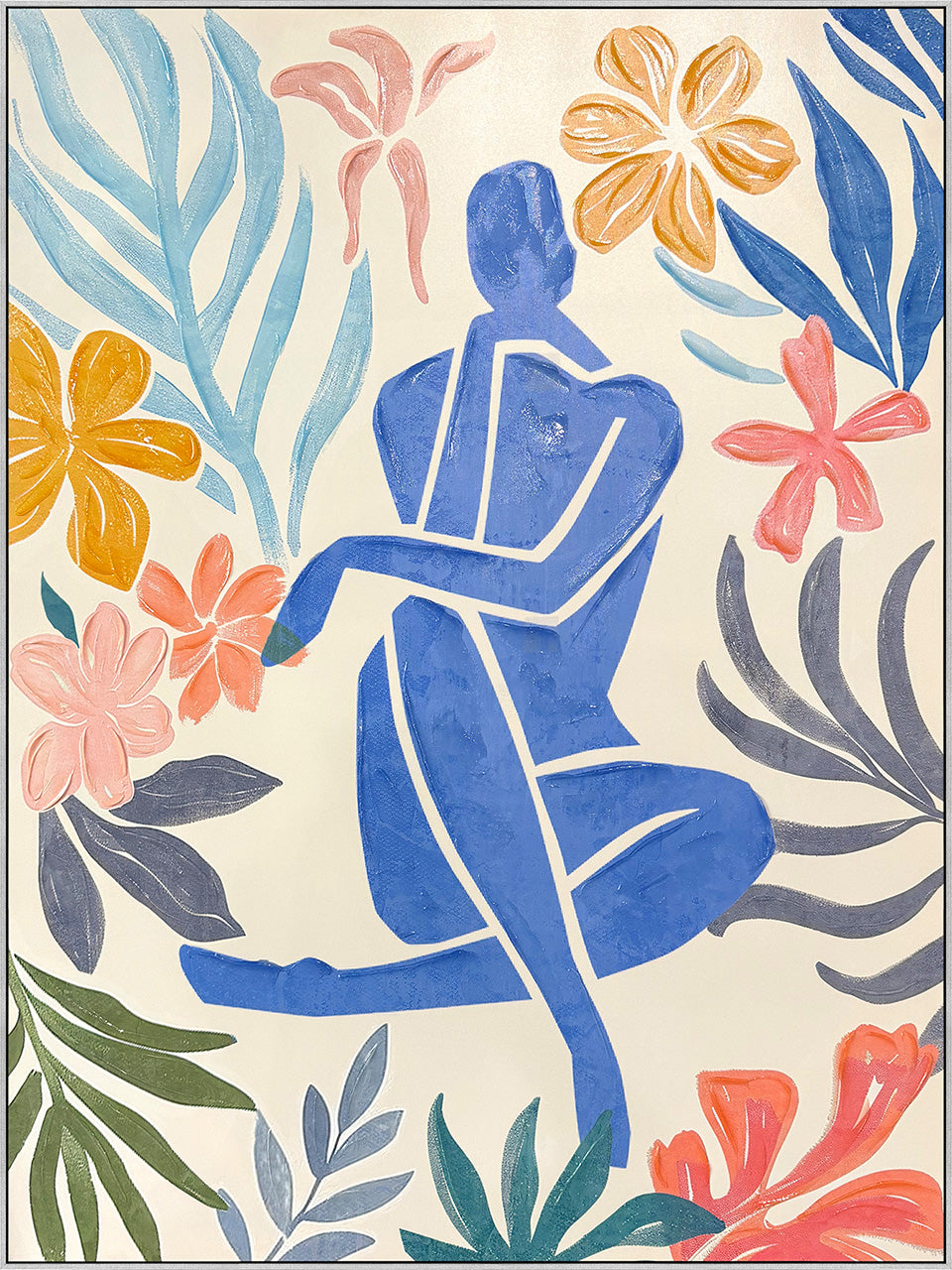 Tableau inspiré de Matisse Nu bleu