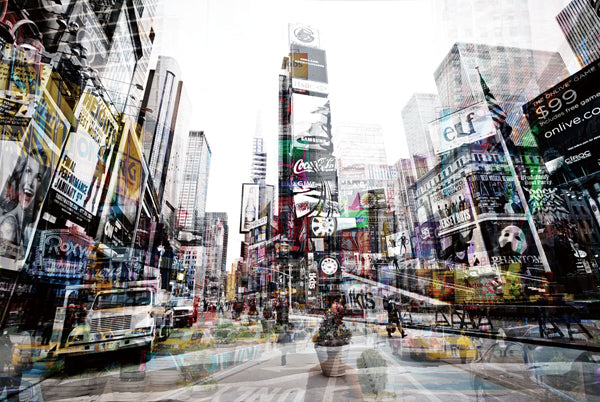 photo sur verre Times Square