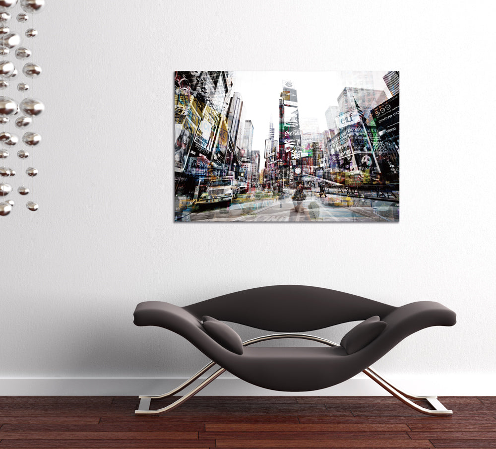photo sur verre Times Square