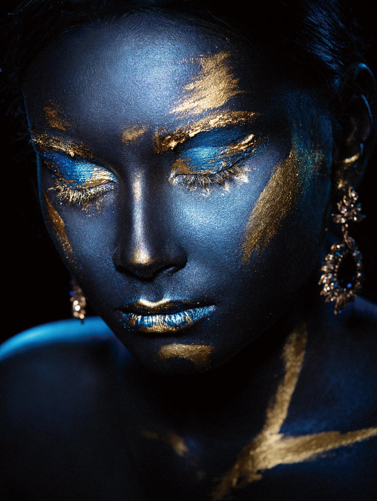 glass picture Blue Beauty