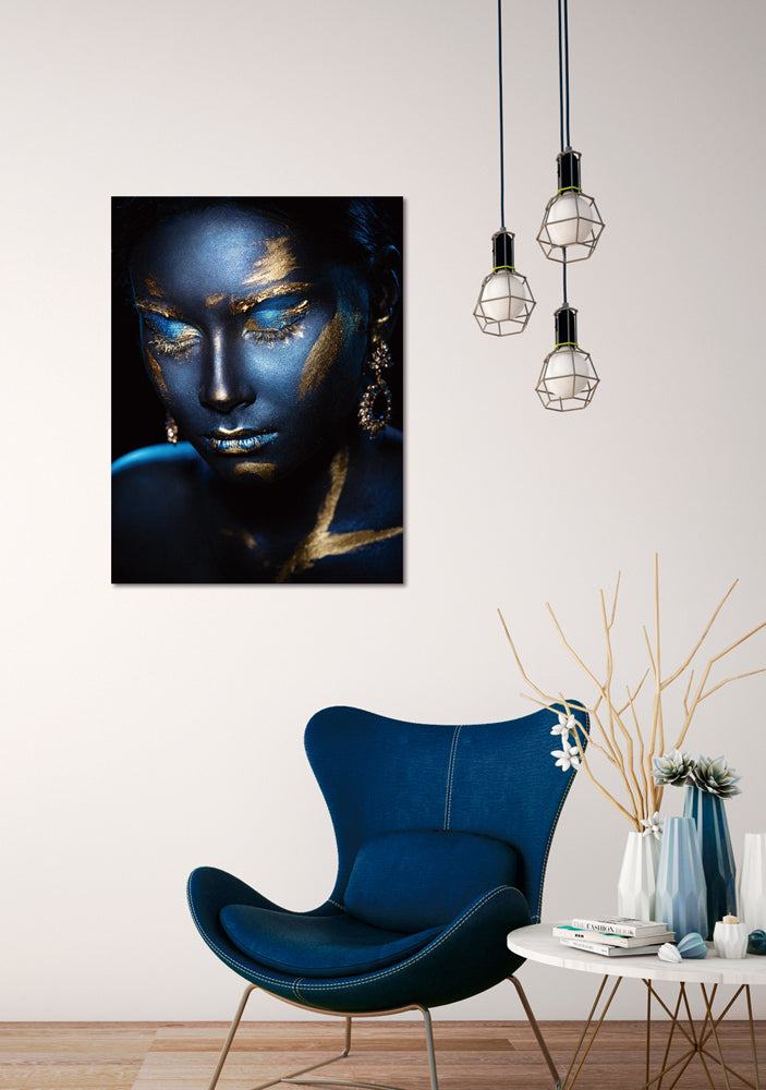 glass picture Blue Beauty