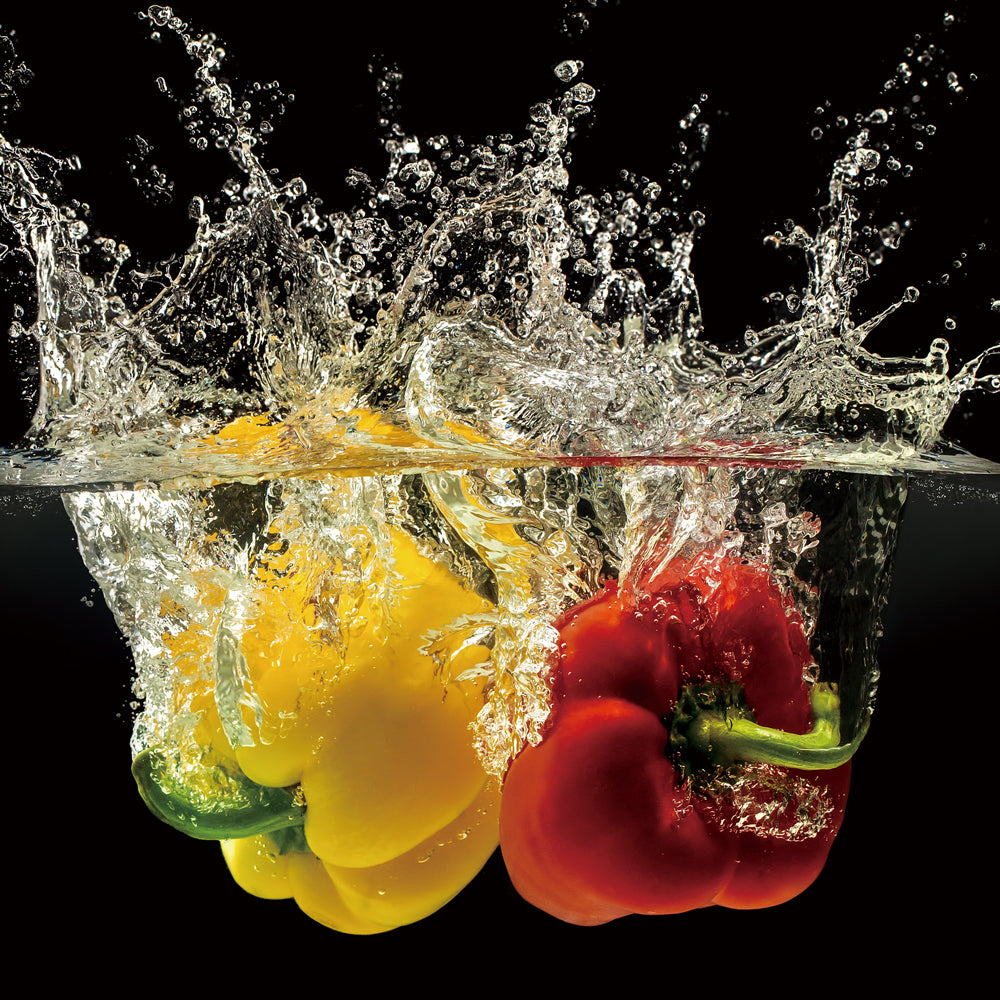 tableau en verre Splash Paprika