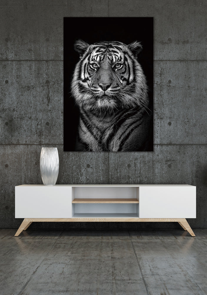 tableau en verre Tigre Royal