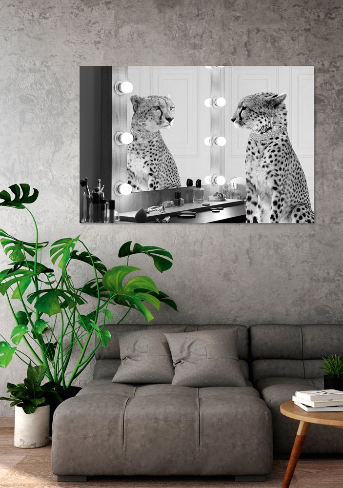 Glasbild Gepard Starlet