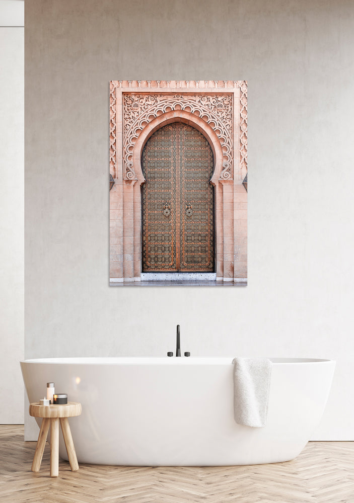 Tableau en verre Porte Orientale "Ornement"