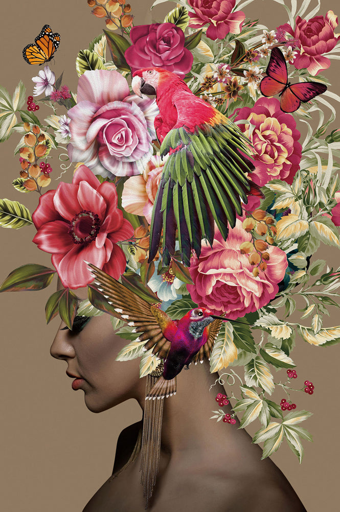 tableau en verre beauté naturelle