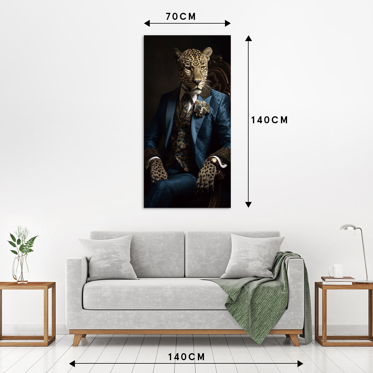 tableau en verre Léo Dandy