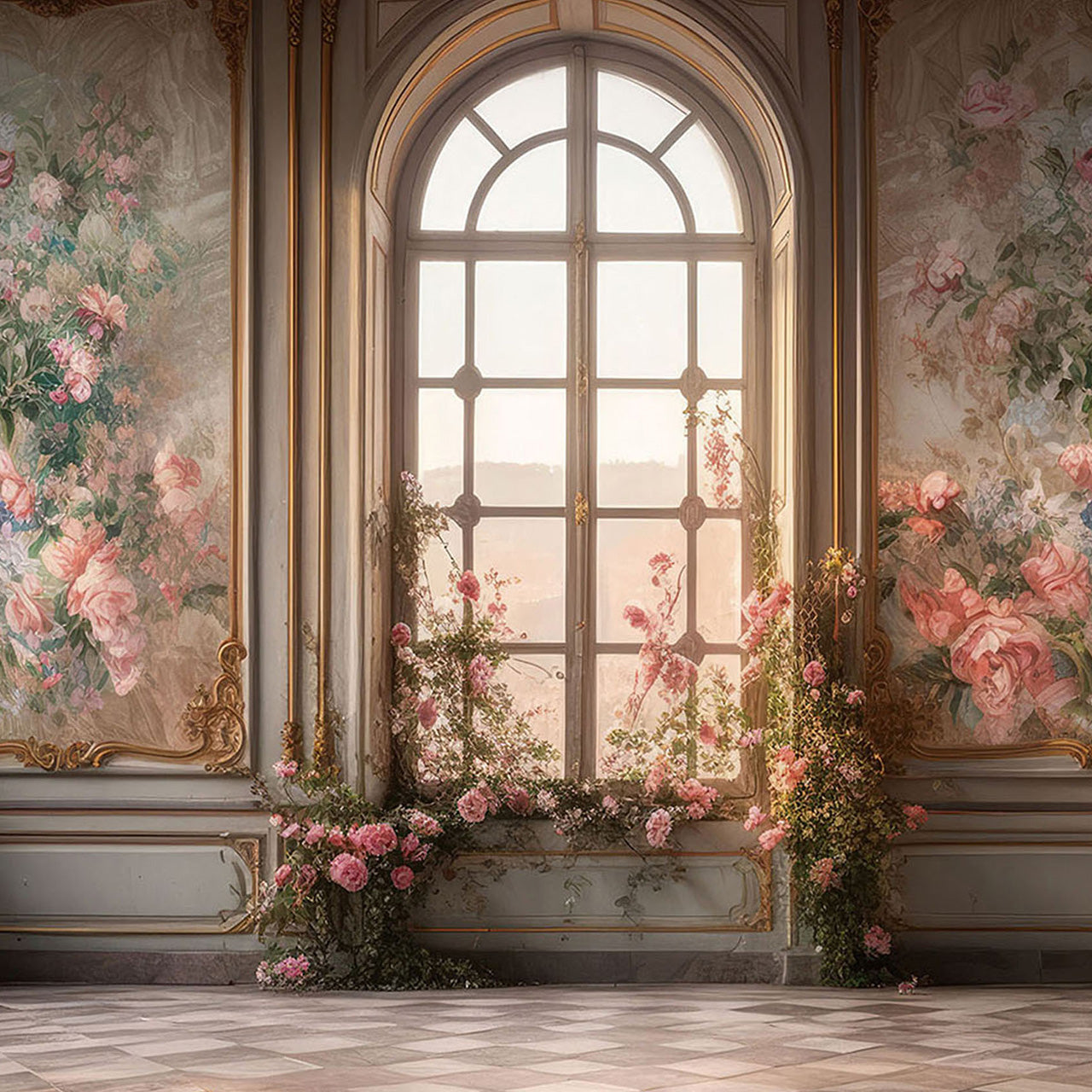 glass picture Flower Place