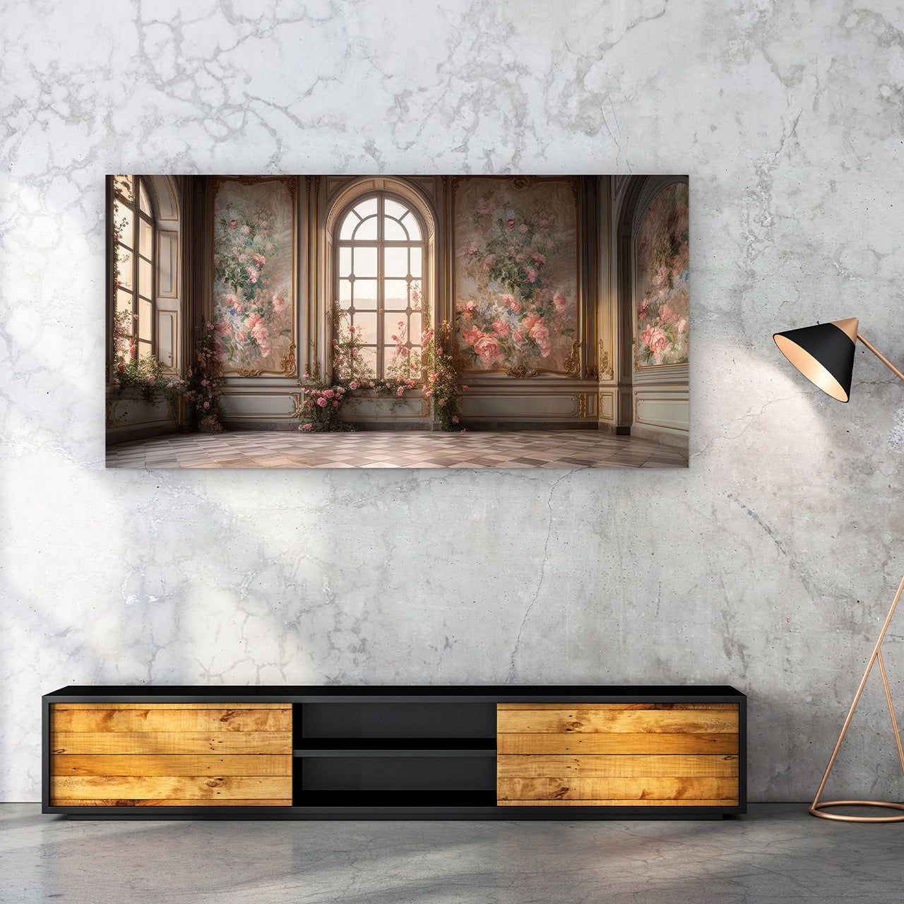 glass picture Flower Place