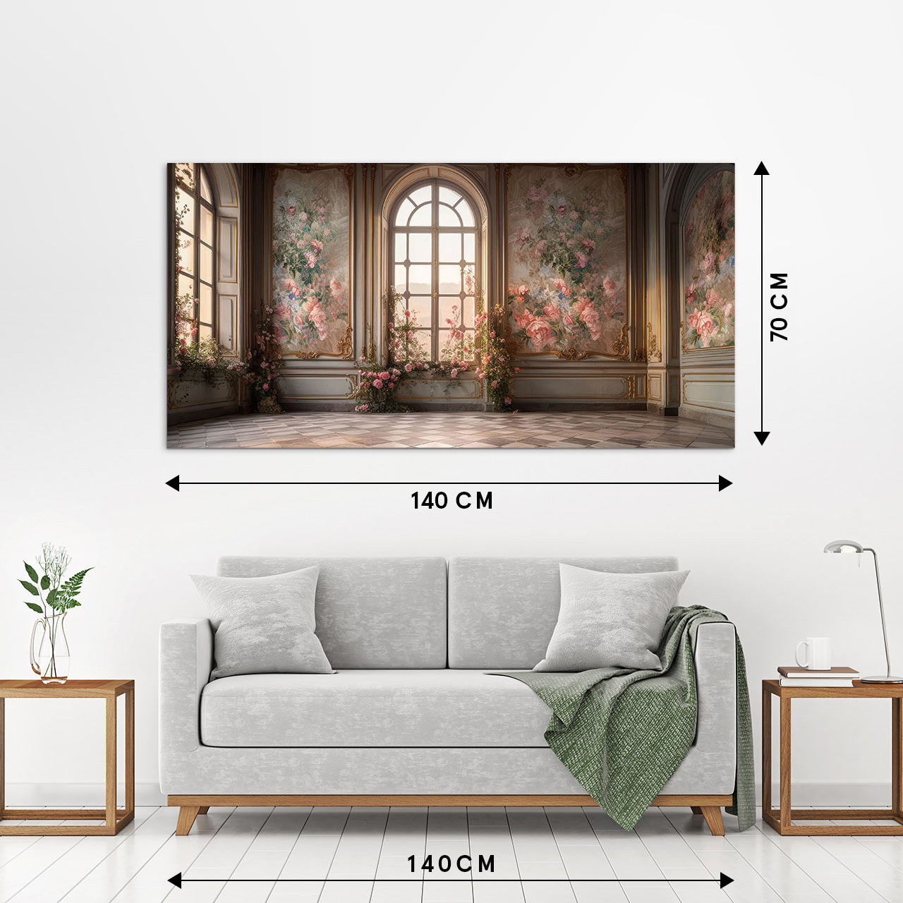 glass picture Flower Place