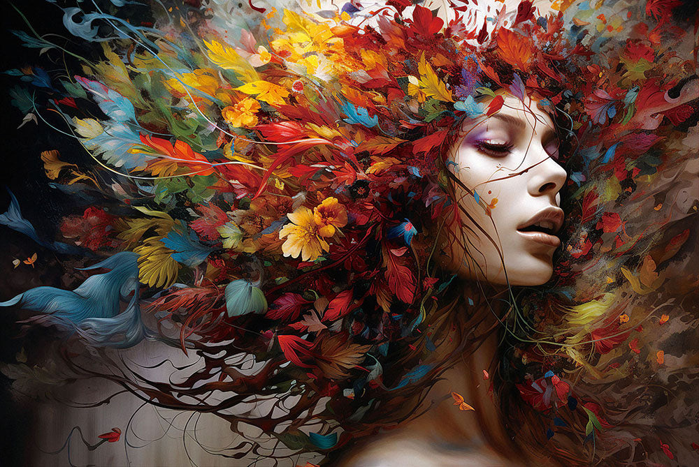 tableau en verre Rêve de fleurs