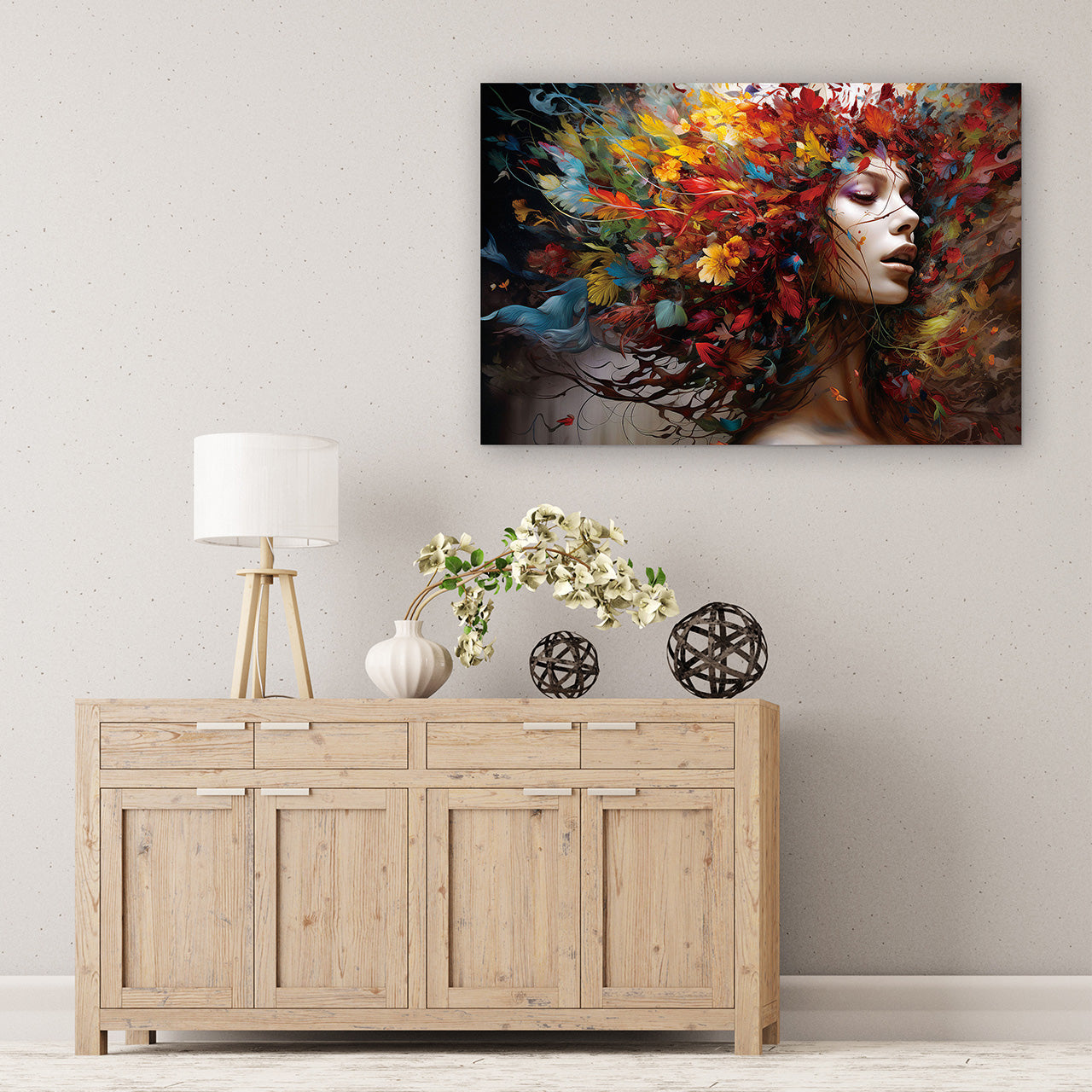 tableau en verre Rêve de fleurs