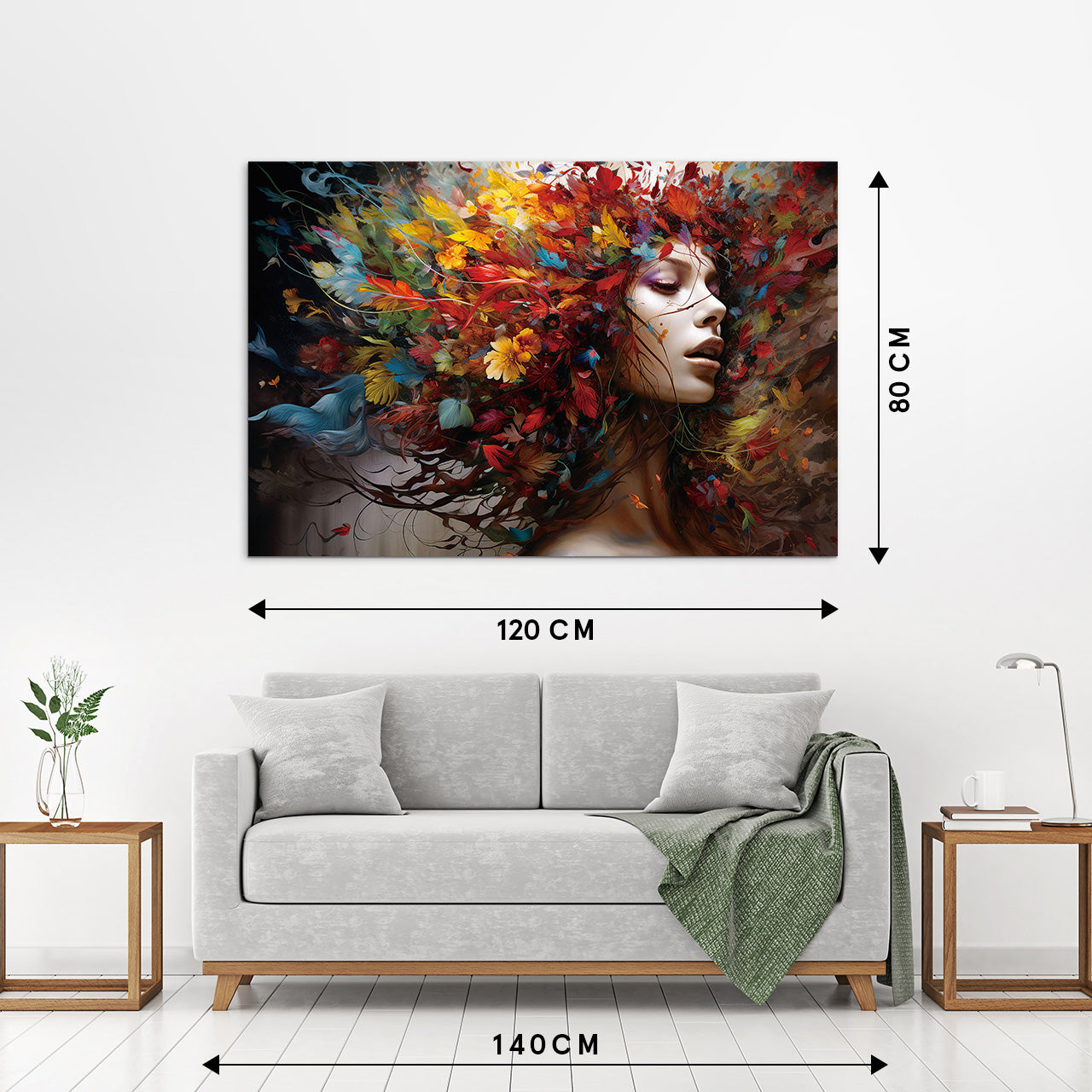 tableau en verre Rêve de fleurs