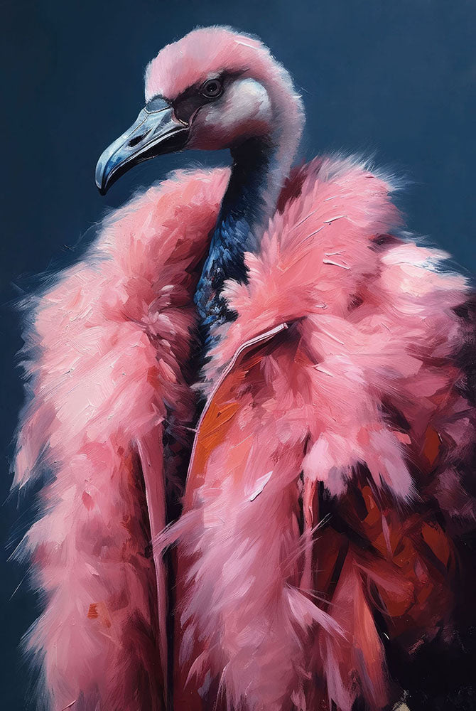 tableau en verre Glamour en rose