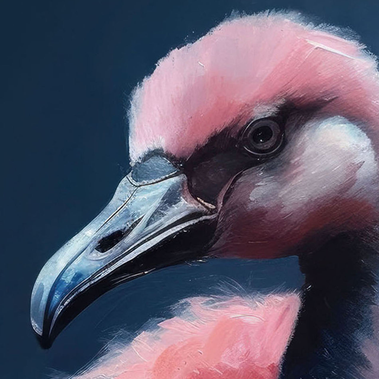 tableau en verre Glamour en rose