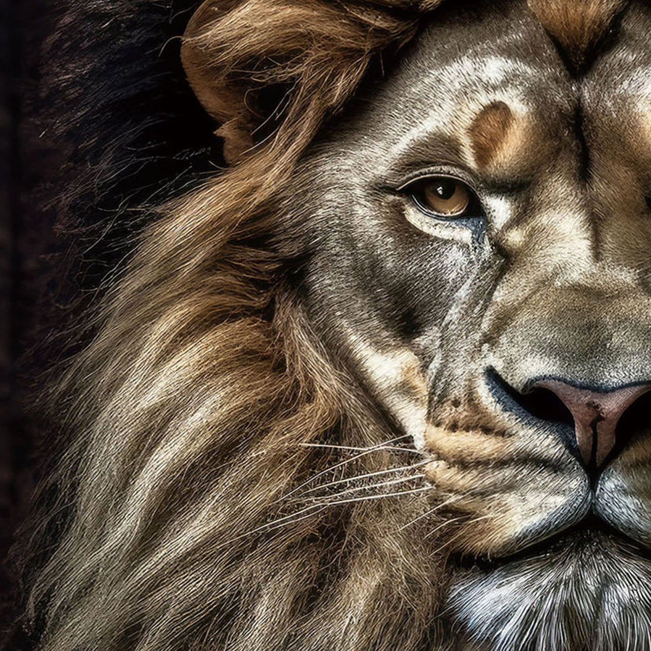 Lion's Club glass picture