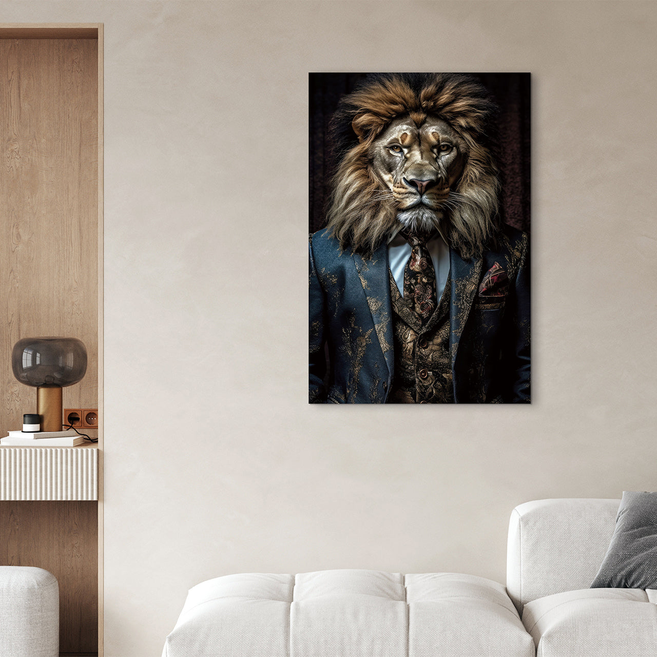 Lion's Club glass picture