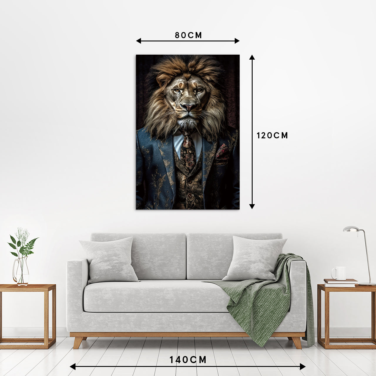 Lion's Club glass picture