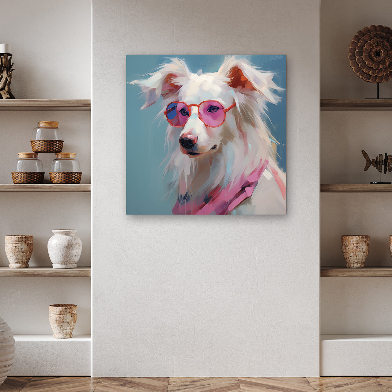 tableau en verre Cool Pink Summer