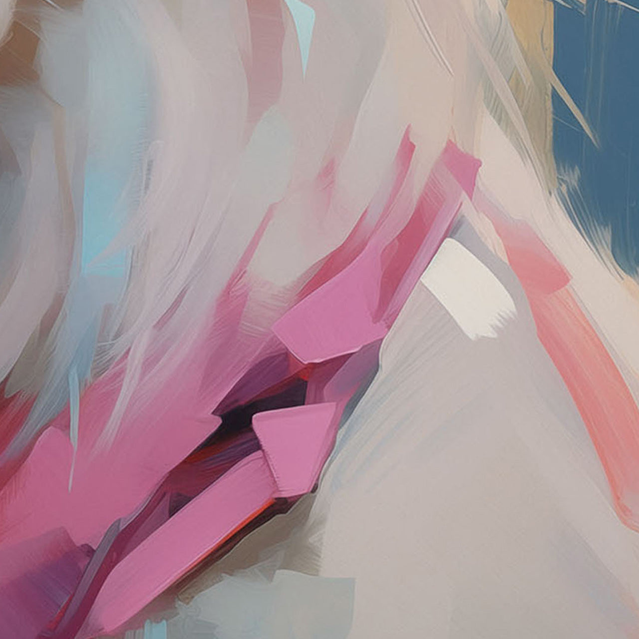 tableau en verre Cool Pink Summer