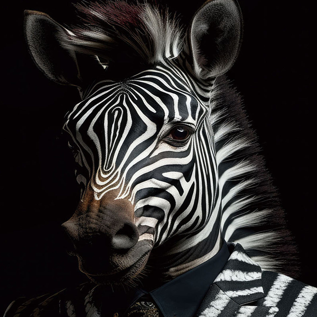 glass picture Noble Stripes