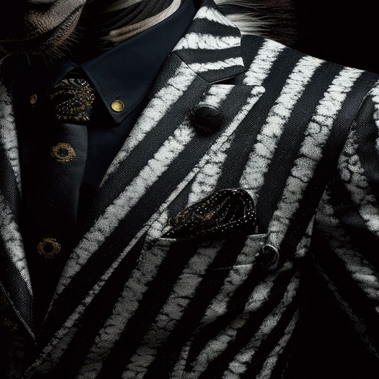 glass picture Noble Stripes