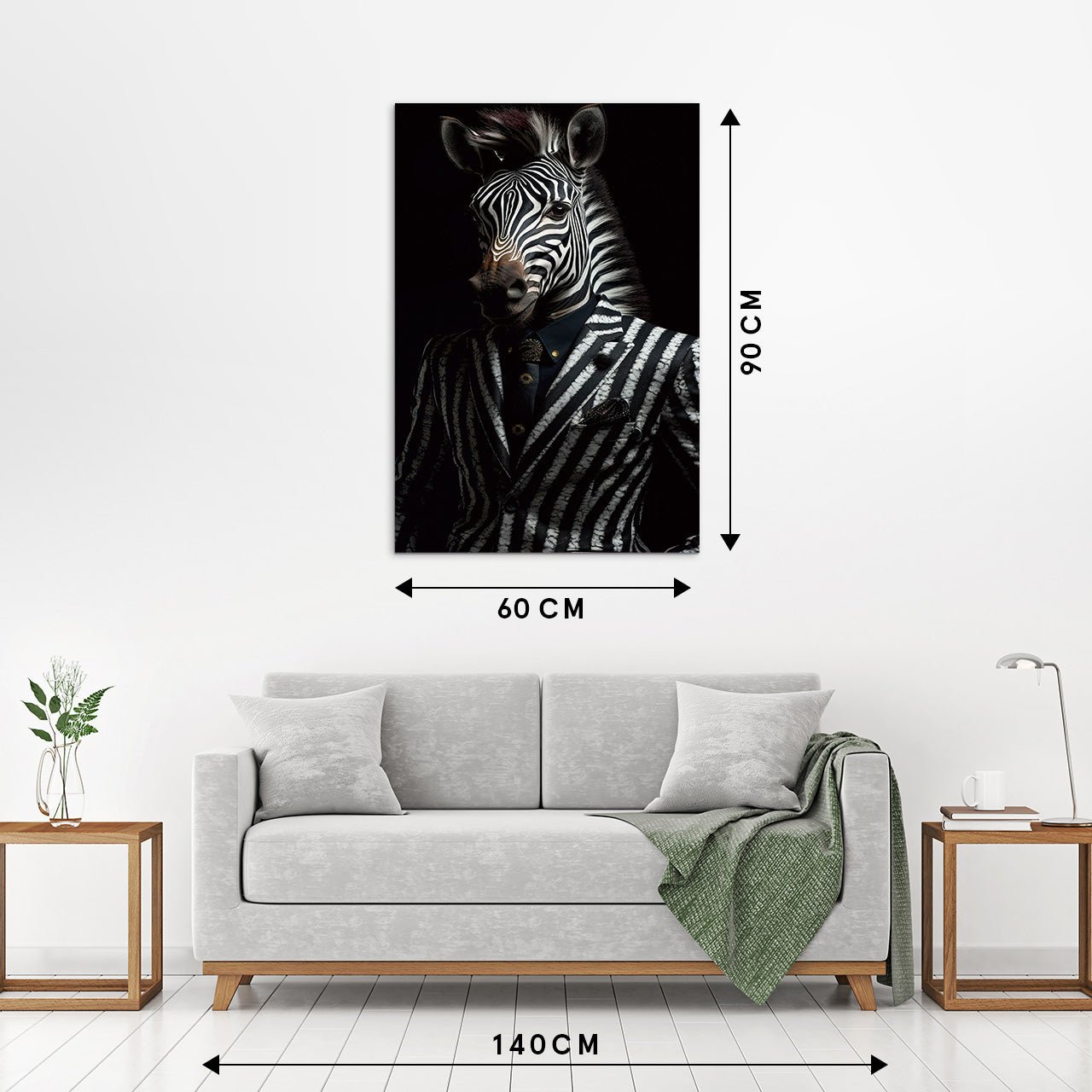 glass picture Noble Stripes