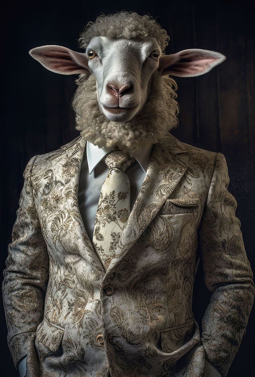 Glasbild Baroque Elegance