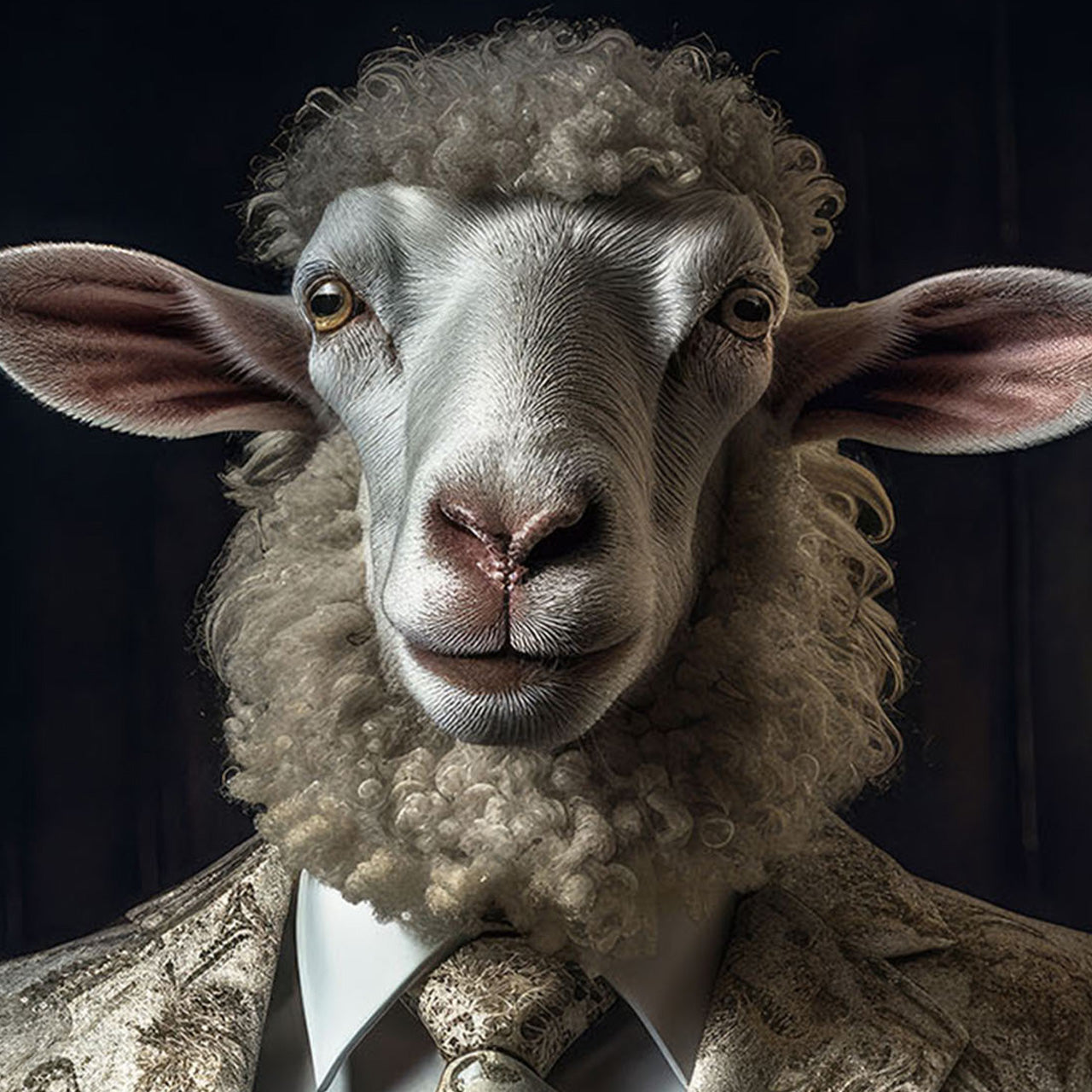 Glasbild Baroque Elegance