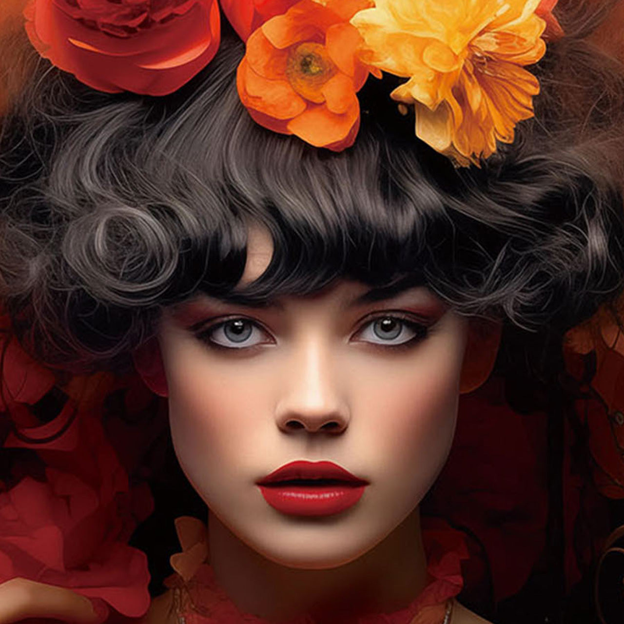 tableau en verre Beauté de la fleur d'oranger