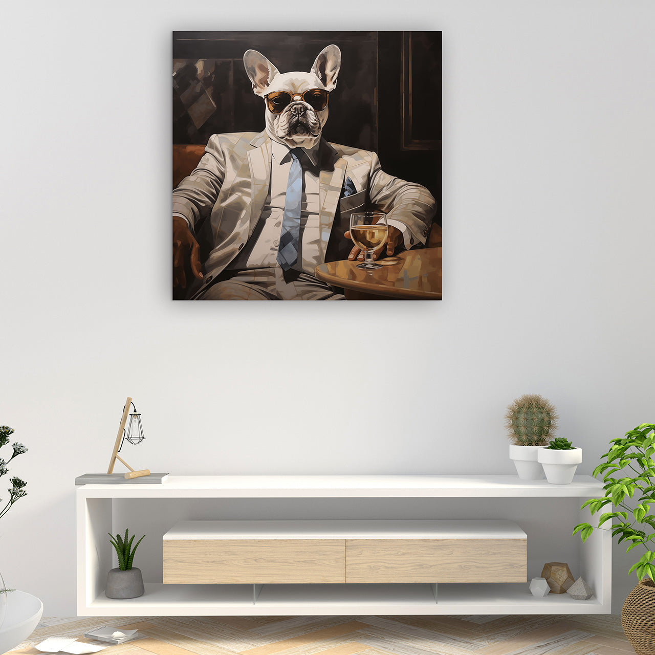 glass picture Business Bulldog