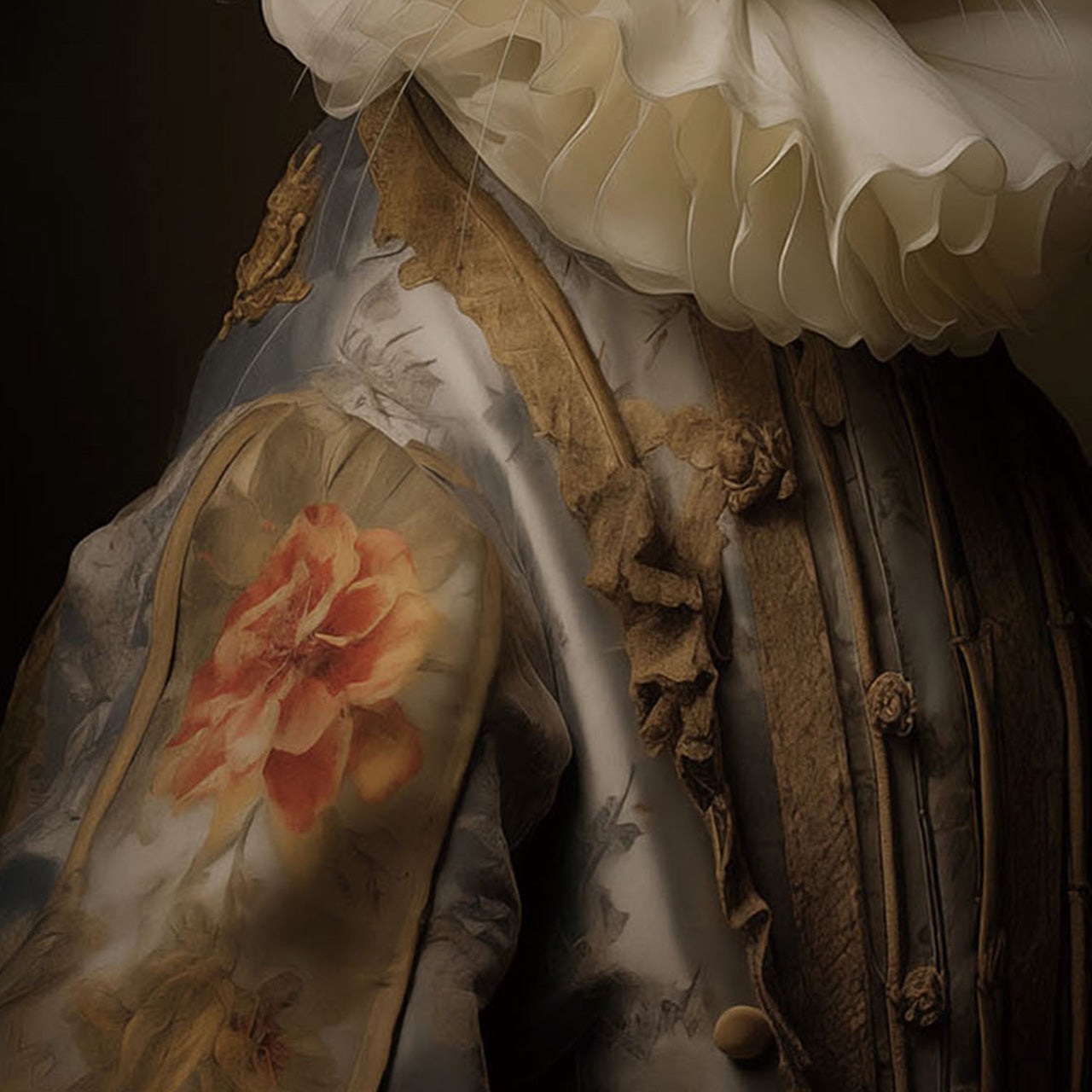 glass picture Aristocratic Cat