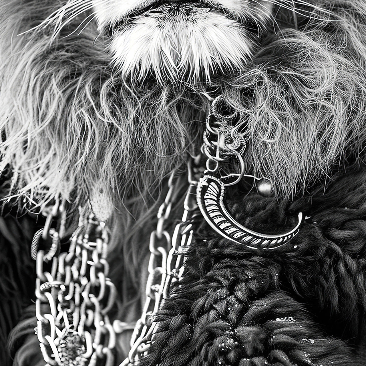 Tableau en verre Lion Dashing