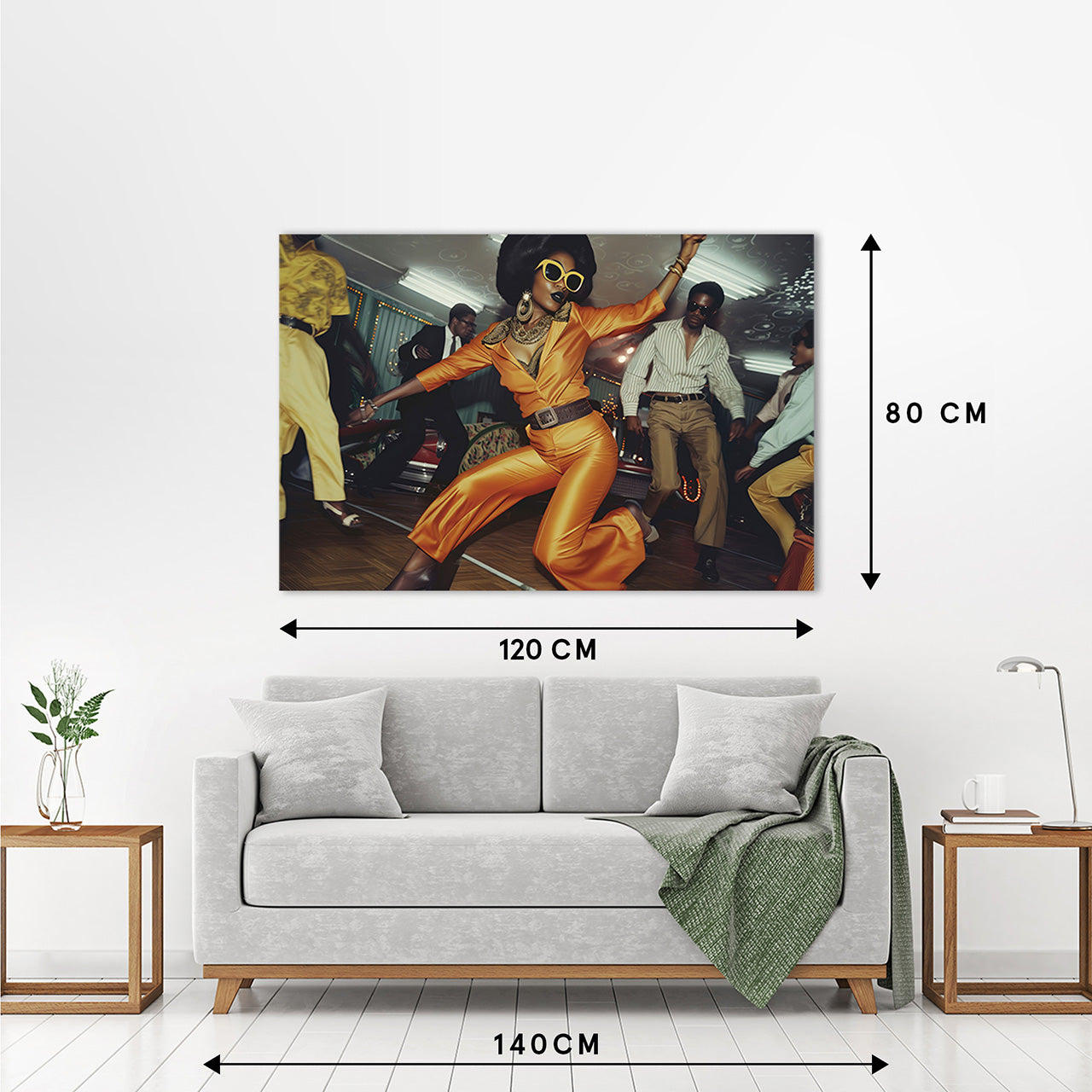 Tableau en verre Night Fever