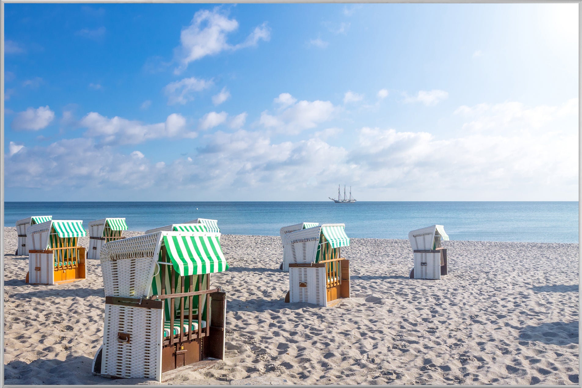 Bild & Rahmen Strandkörbe