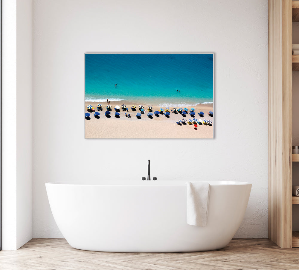 Picture & Frame Parasols on the Beach