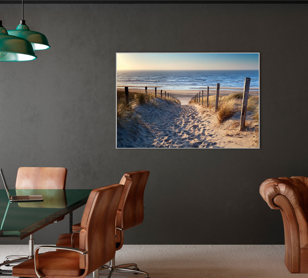 Image et cadre Chemin de sable vers la mer 2