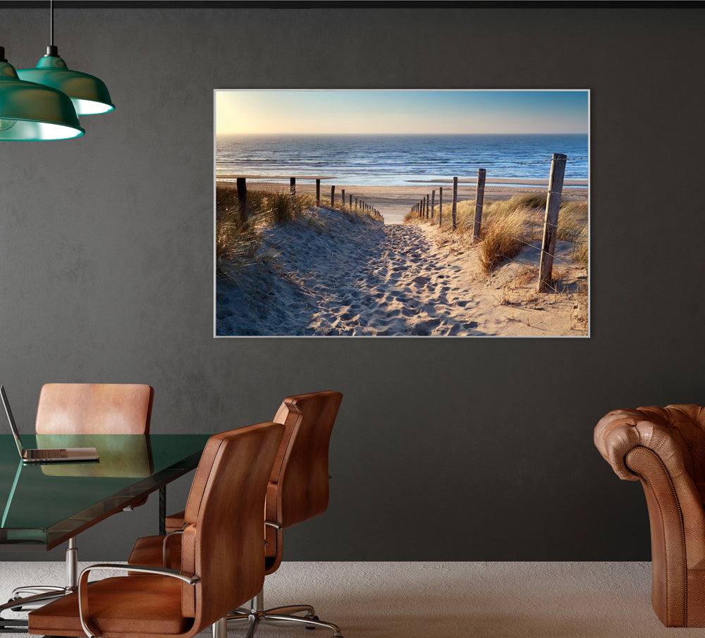 Image et cadre Chemin de sable vers la mer 2