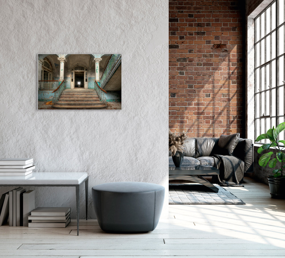 Bild & Rahmen Lost Place Treppe 1