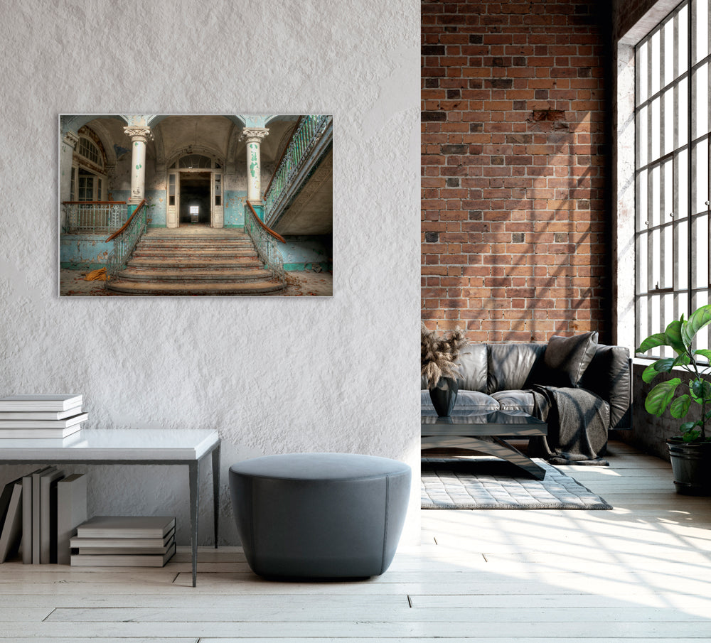 Bild & Rahmen Lost Place Treppe 1