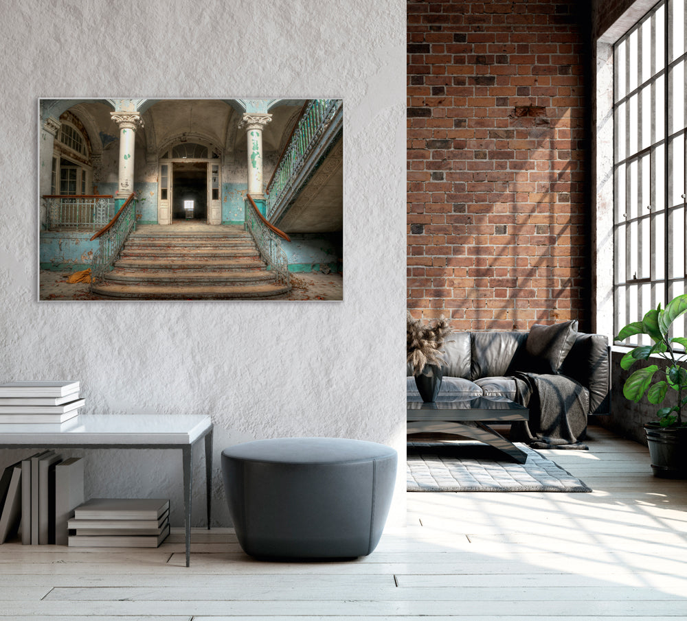 Bild & Rahmen Lost Place Treppe 1